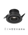 NEPTUNO * MINI EMPOTRABLE BASC. 3W 2700K NEGRO